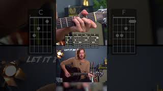 Play Let It Be by The Beatles w 4 EASY chords [upl. by Enttirb]