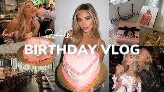 MY 24TH BIRTHDAY VLOG 💌 breakfast in bed getting ready opening gifts amp going to dinner [upl. by Goldsmith]