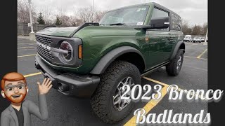 2023 Bronco 2 Door  Badlands  Deep Dive [upl. by Harutak]