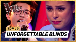 Do YOU remember these ICONIC BLIND AUDITIONS of 10 Years The Voice Kids [upl. by Routh]