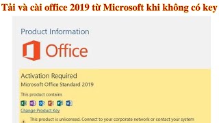 Cách download và cài đặt Microsoft Office 2019 từ microsoft khi bạn không có bản quyền [upl. by Graeme]