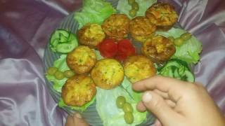 mini cake salé aux légumes ميني كيك مالح بالخضر رووووعة في المذاق جربوووه [upl. by Armbruster]