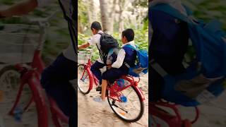 Ai bandhu ai dujon school te jai🥰😲smritiranivlogs shorts funnyvideo youtubeshorts [upl. by Alinoel681]