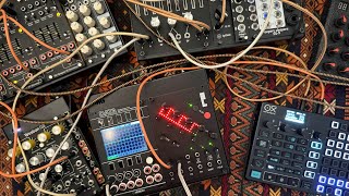 Modular noodling 20241016 RYK Modular ALGO OAM Time Machine [upl. by Annoynek]