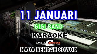 karaoke 11 januari nada rendah cowok kn7000 [upl. by Avrenim]