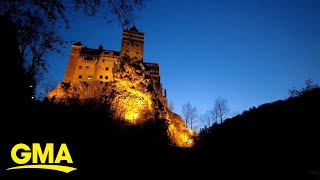 ‘GMA’ visits Bran Castle in Romania the home of Dracula l GMA [upl. by Ylaek]