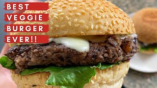 Mushroom Walnut Burgers  Meatfree Burger Recipe [upl. by Yanal719]