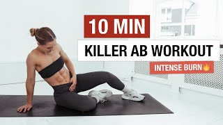 10 MIN KILLER AB WORKOUT [upl. by Eekram]