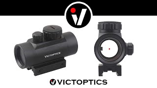 VICTOPTICS T1 1x35 RDSL05 4MOA Dot Size MultiCoated 5 Levels Green and Red Dot Intensity [upl. by Eneiluj385]