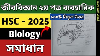 HSC 2025 Biology 2nd Paper Practical Solution  এইচএসসি ২০২৫ জীববিজ্ঞান ২য় পত্র ব্যবহারিক সমাধান [upl. by Stilwell]