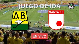 Bucaramanga vs Independiente Santa Fe En Vivo  Final Liga Betplay [upl. by Esilrac237]