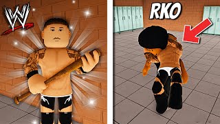 When WWE Wrestlers Pull Up to Roblox Fight In A School [upl. by Nedrob]