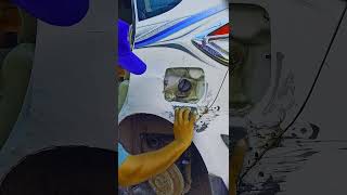 Ertiga Quarter Panel Repair Denting Painting [upl. by Ronnie894]