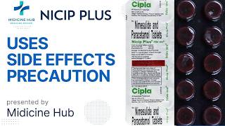 Nicip Plus tablet uses in hindi  Side Effect  Precaution  Midicine Hub [upl. by Enirod]