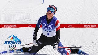 Jessie Diggins fights through pain for Olympic glory  Winter Olympics 2022  NBC Sports [upl. by Ylsew]