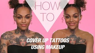 HOW TO  Cover Tattoos With Makeup  Superdrug [upl. by Agustin]