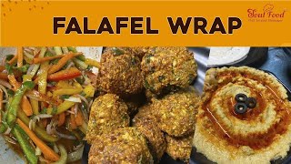 Easy Falafel Wrap Recipe  Falafel Wrap at home  घर पर फलाफल रैप कैसे बनाएं  Vaishali Bhatnagar [upl. by Nellac481]