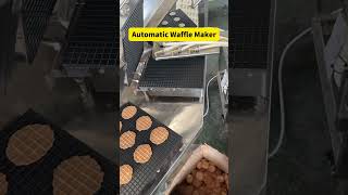 Automatic Waffle MakerFood Industry MalaysiaWaffle Cookies RecipeHow to make waffle cookies [upl. by Chickie848]