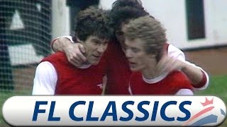 Arsenal 3 v Man Utd 1  197778  Football League Classic Matches [upl. by Donadee]