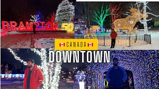 Exploring Downtown in Brampton Canada 🇨🇦 15 degree 🥶 temperature  Freezy Weather March 2024 [upl. by Charron]