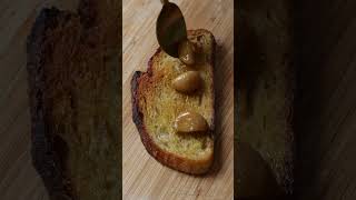 Garlic confit pesto toast [upl. by Annissa]