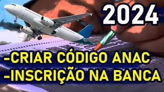 COMO CRIAR CANAC E FAZER INSCRIÇÃO NA PROVA DA ANAC em 2024 [upl. by Aihsiyt208]