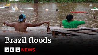 Brazil floods Dam collapses and death toll rises in Rio Grande do Sul  BBC News [upl. by Susie]