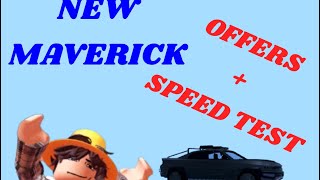 What people offer for The Maverick in Jailbreak Speed Test [upl. by Dibru]