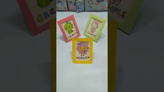 Cute and eazy mini photo frame  photo frame  DIY Paper craft [upl. by Mcfadden]