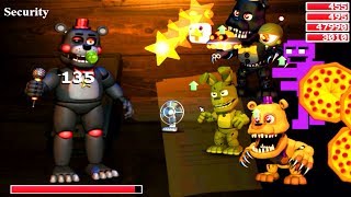 Five Nights at Freddys World  NEW Final Boss The Lefty FNAF 6 Mod [upl. by Maier]