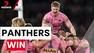 Panthers win historic NRL Grand Final  7NEWS [upl. by Nima]