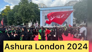 Ashura Juloos London 2024 Muharram juloos london 2024 UK Box room imam Hussain’s karnal [upl. by Grane]