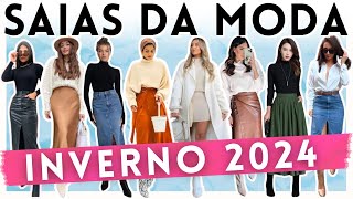 🔴Essas SAIAS estão na MODA E VÃO BOMBAR NO INVERNO 2024  Maga Moda [upl. by Akkimat]