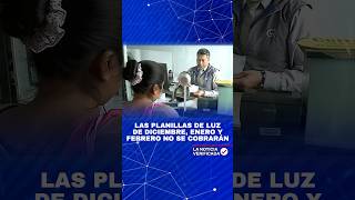 Las planillas de luz de diciembre enero y febrero no se cobrarán  La Noticia Verificada ✅ [upl. by Honey468]