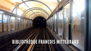 Paris Metro  Line 14  St Lazare to Olympiades [upl. by Malda]