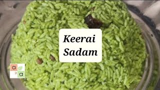 கீரை சாதம் 🌿  Palak Rice  Healthy Lunch Box Recipe  proud to be a muslim girl [upl. by Chico]