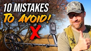 10 Metal Detecting Mistakes You MUST Avoid [upl. by Firman]