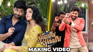 Ashwins Yaathi Yaathi Song Making Video  Harshadaa Vijay  Abhishek CS [upl. by Nalon]