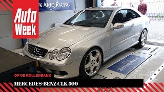 MercedesBenz CLK500  Op de Rollenbank [upl. by Noived]