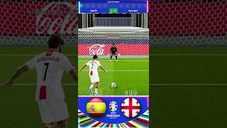 Spagna 🆚 Georgia  ottavi di finale EURO 2024  Calci di Rigore shorts [upl. by Nallad23]