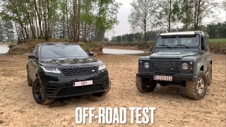 OffRoad Test Range Rover Velar and Defender HD [upl. by Eduino]