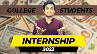 Best Internship Opportunities In 2023  Top 5 Internship for College Students  Paid amp Online Job [upl. by Atla]