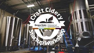 Craft Cidery Startup Workshop with Oregon State University [upl. by Llednik]