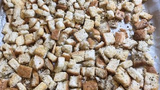 Homemade Croutons [upl. by Maury]