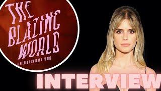 Carlson Young on Directing Writing and Starring in The Blazing World [upl. by Arutek236]