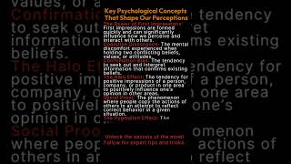 Psychological Concepts That Will BLOW Your Mind [upl. by Ahsienod]