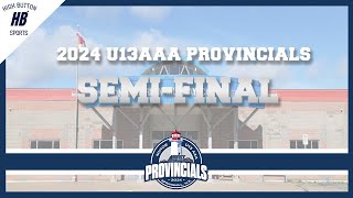 2024 U13AAA Provincials  Semi Final 2  Pictou County Crushers vs Valley Jets [upl. by Nay]