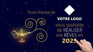 Vœux bonne année originaux 2025 🧞‍♂️💭 FX162  Vidéostorytelling by Néologis [upl. by Tifanie525]