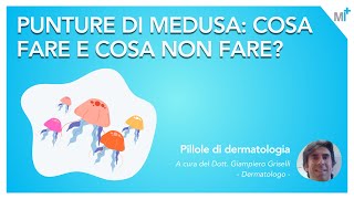 Punture di medusa cosa fare e cosa evitare  i consigli del dermatologo dott Giampiero Griselli [upl. by Eniak]