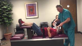 First Time Chiropractic Adjustment Of A Severe Herniated Disc Patient By Your Houston Chiropractor [upl. by Liddy509]